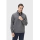 thumbnail image 2 of Polerón Hombre Half Gris, 2 of 4