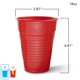 thumbnail image 3 of Vasos de fiesta compostables Hefty EcoSave, rojos, 540 ml, 16 unidades x 3, 3 of 6