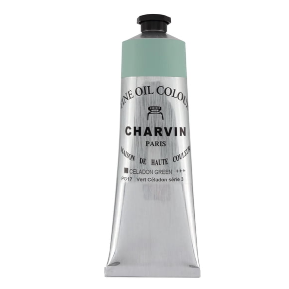 Pintura al óleo Charvin Verde Celadón tubo de 150 ml