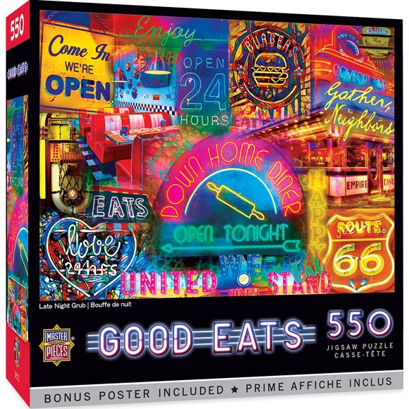 Rompecabezas Masterpieces Late Night Grub 550 piezas