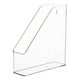 thumbnail image 1 of Soporte transparente para revistas para mascotas, organizador de escritorio, estante para carpetas portátil con asa de 9,8x3x10,6 pulgadas para sobres, 1 of 5