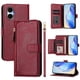 thumbnail image 5 of Funda Billetera Cremallera para BLU G53 con Porta Tarjetas, Soporte y Correa Rojo, 5 of 5