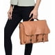 thumbnail image 5 of Cartera Bandolera y Maletín Sharo Para Laptop Mediana Cuero Suave Negro, 5 of 7