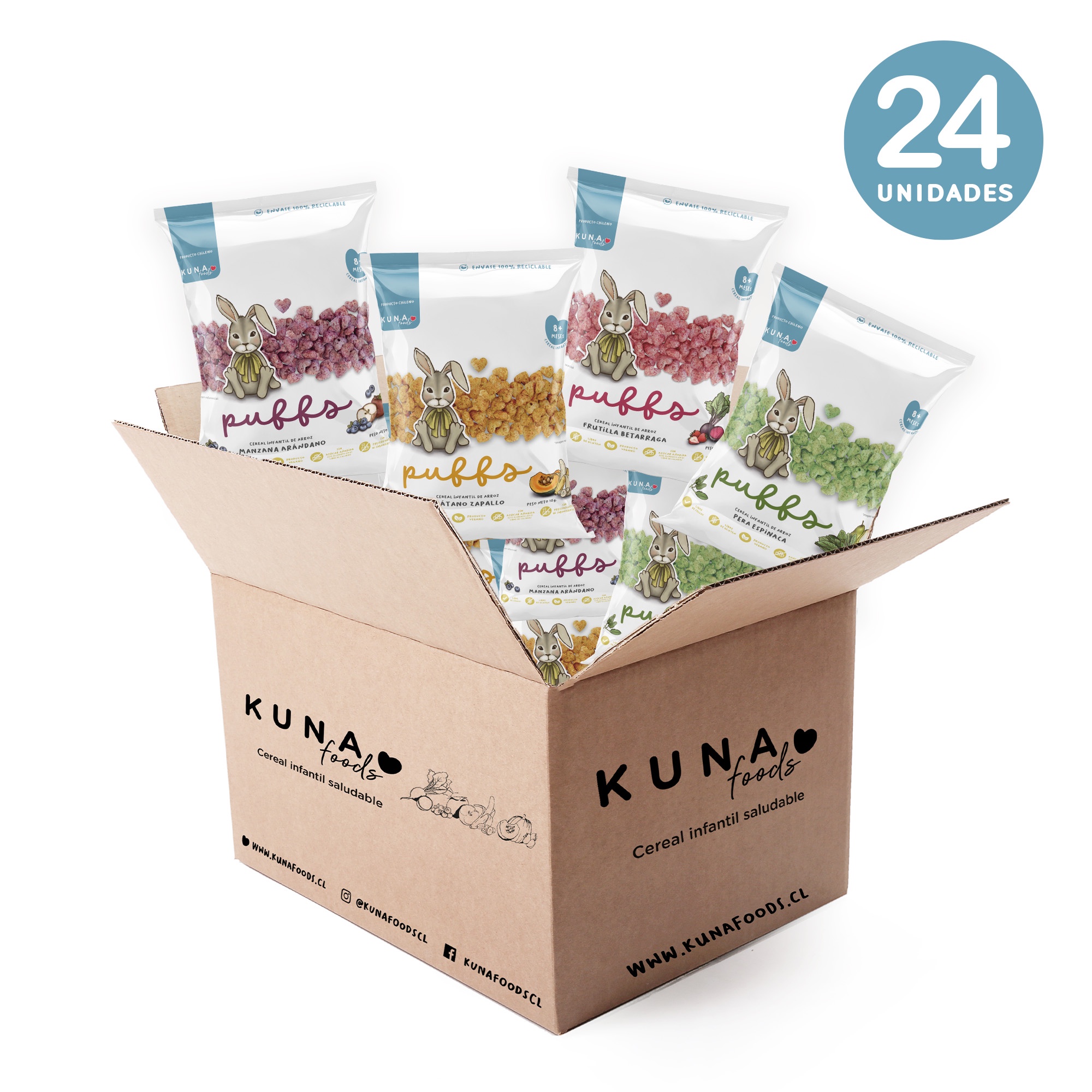 Kuna Foods - Caja Individual Surtida 2 (24X10G)