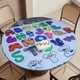 thumbnail image 5 of Mantel Ajustado Redondo Desmarcar Alphabet Lore 150 cm, 5 of 6