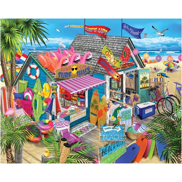 Puzle White Mountain Surf Shack 1000 piezas para adultos