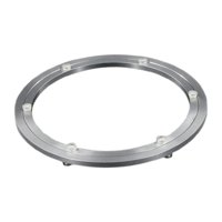 Magideal - Cojinete Giratorio Para Plato Giratorio, Rodamiento Giratorio Para Plato Giratorio, Artesanía De Aleación De Aluminio Para Bricolaje, Placa Giratoria, 14 Pulgadas