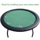 thumbnail image 5 of Tela para Mesa de Poker YH Poker 274x152cm Cubierta de Fieltro Verde, 5 of 6