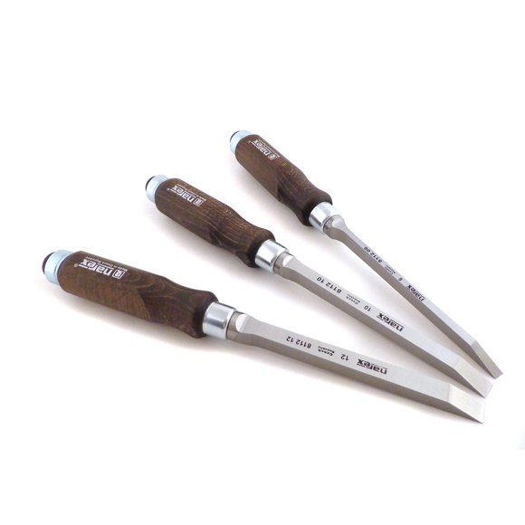 Juego de 3 cinceles Go Outdoor 6 mm, 10 mm y 12 mm