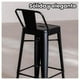 thumbnail image 3 of Pack 2 Silla Alta de Metal para Barra Diseño Vintage y Resistente, 3 of 6