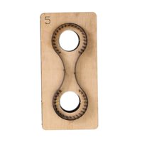 Magideal - Troqueles De Corte De Metal, Llavero, Juego De Herramientas Reutilizables, Artesanía, Punzón Manual, Plantilla De Molde Para Cuchillos, 1 Pieza, Molde