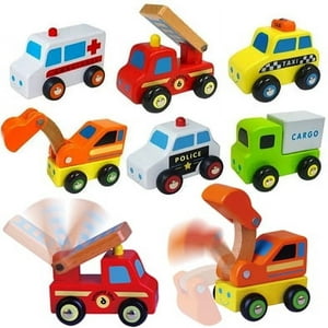 Viga - Auto Madera Mini Set 6