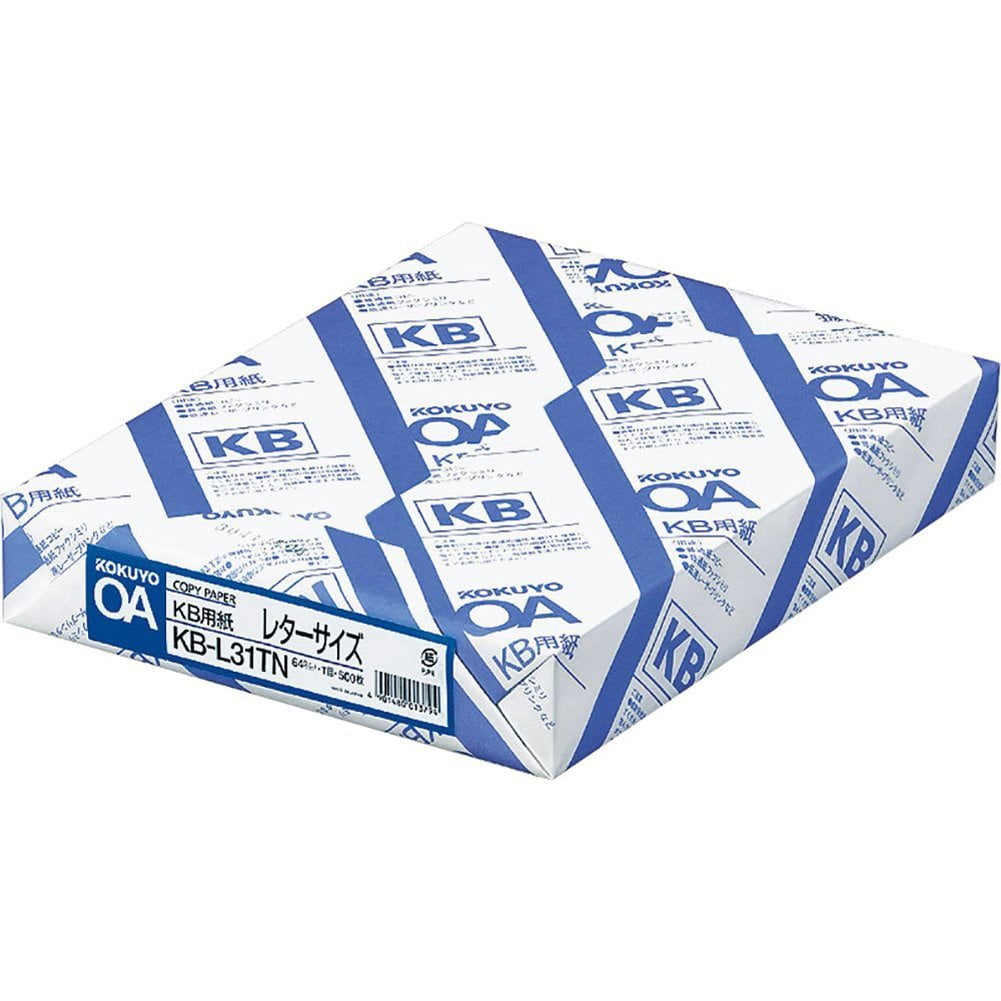 Kokuyo - Papel De Copia Kb L31tn Tamaño Carta 297 X 210 Mm 500 Hojas