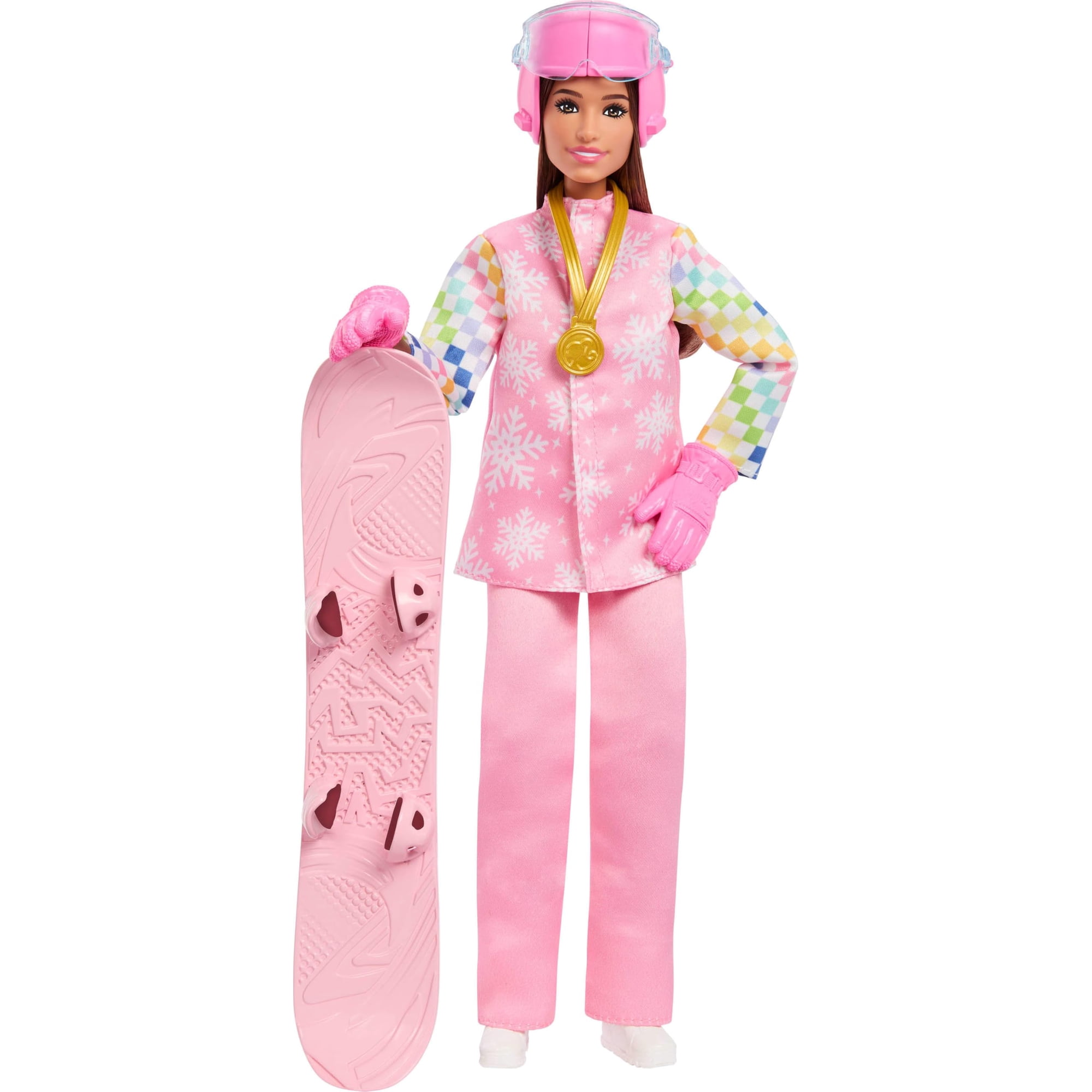 Muñeca Barbie Profesional Snowboarder Con Más De 10 Accesorios