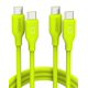 thumbnail image 1 of Cable USB‑C Omnibar Pack de 2 cables 1,8 m 240 W Verde, 1 of 9