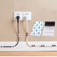 thumbnail image 5 of Paquete de 40 clips organizadores de cables, hebilla organizadora de cables con almohadillas autoadhesivas resistentes, soporte para cables y gestión de cables para una oficina ordenada en casa (trans, 5 of 7