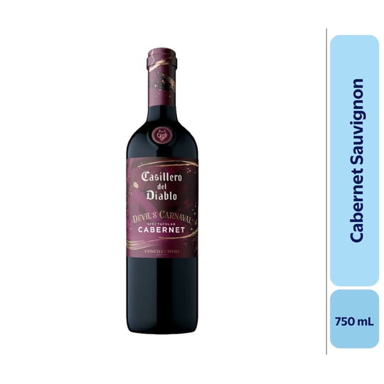 Vino Cabernet Sauvignon Botella 750 mL Casillero Del Diablo