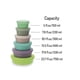 thumbnail image 3 of Melii Pack De 6 Contenedores Tapa De Silicona, 3 of 3