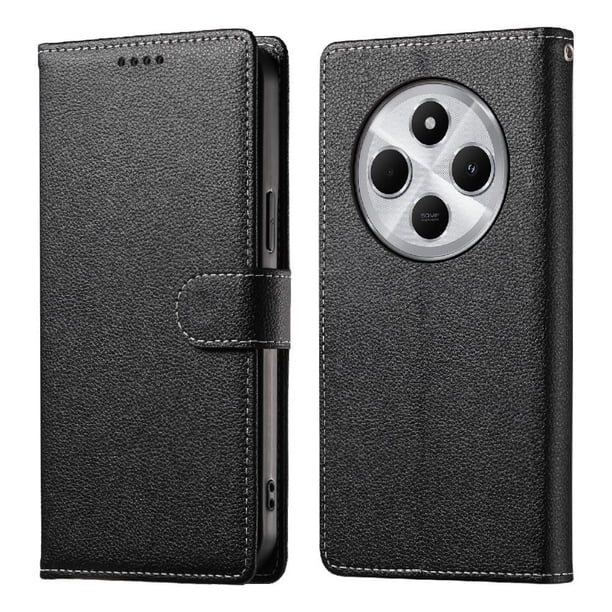 Funda para FOXDOCK Xiaomi Redmi 14C 4G– Cuero Premium, 3 ranuras para tarjetas, Protección contra impactos