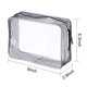 thumbnail image 2 of Set de 5 Neceseres Transparentes con Cierre de PVC Pangda, 2 of 7