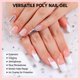 thumbnail image 3 of Kit de gel de uñas de polietileno Makartt con 6 colores más base y capa superior, 3 of 8