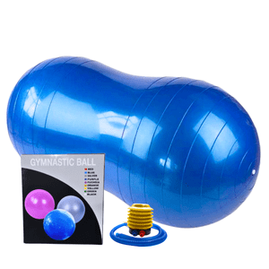 Linea Sport - Balón Ovalado Para Pilates Yoga Tipo Maní + Inflador