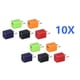 thumbnail image 2 of 10x Pack Cargador Adaptador Enchufe Usb Carga Celular Gps multicolor, 2 of 5