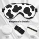 thumbnail image 4 of Máscara para dormir GUCGUSY con estampado de vaca y correa ajustable, 4 of 7