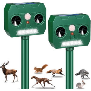 Movi - Repelente De Animales Ultrasonico Con Panel Solar