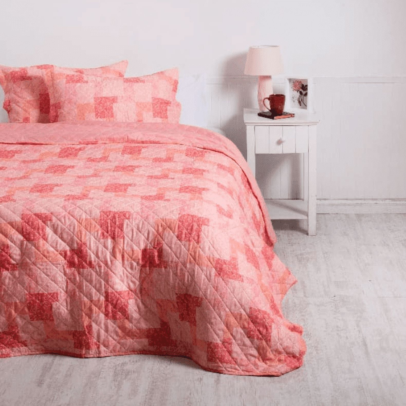 Mashini - Quilt Cosido Patchwork 2 Plaza Virgo