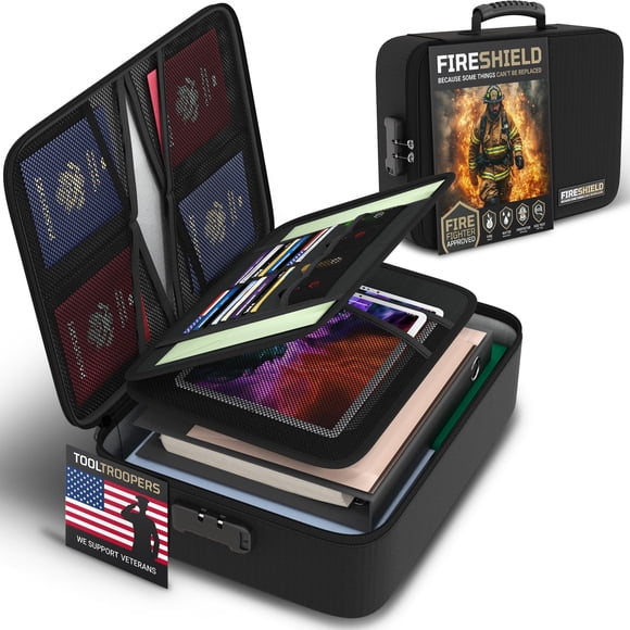 Caja de documentos ignífuga TOOLTROOPERS FIRESHIELD PRO 5200°F