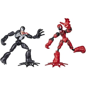 Marvel Spider-Man Bend Y Flex Venom Vs. Carnage Action Figur Spiderman Spider-Man
