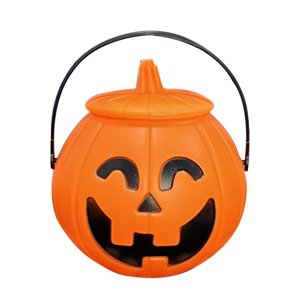 Bothyi - Cubos De Calabaza De Halloween, Tarro De Accesorios Con Tapa, Cesta De Regalo, Soporte Para Cubo De Dulces