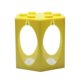 thumbnail image 4 of Mini Pecera Paisaje Adorno Transparente Acuario Redondo Amarillo, 4 of 5