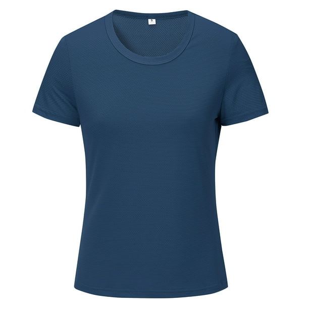 Polera Dry Fit Manga Corta Microperforada Deportiva Mujer