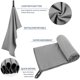 thumbnail image 5 of Toalla de Viaje ZIUDBOC de Microfibra de Secado Rápido Super Absorbente Gris, 5 of 7