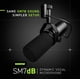 thumbnail image 3 of Micrófono vocal dinámico Shure SM7dB con preamplificador - Negro, 3 of 9