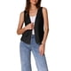 thumbnail image 1 of INSPIRE CHIC Chaleco de Lino Casual para Mujer con Cuello en V sin Mangas y un Solo Botón Ligero Talla L Negro, 1 of 6