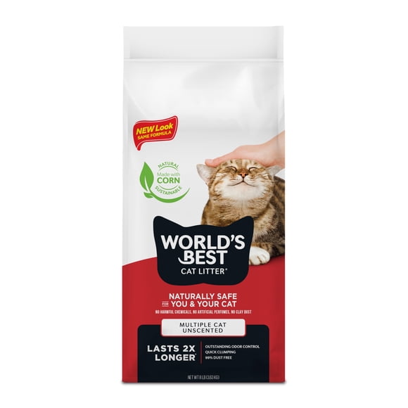 La mejor arena para gatos múltiples del mundo, sin perfume, 3,6 kg