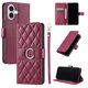thumbnail image 3 of Funda Acolchada con Anilla y Correa para iPhone 16 Slots para Tarjetas Rojo, 3 of 5