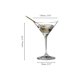 thumbnail image 4 of Copas de Martini Riedel Vinum de Cristal Juego de 2 Aptas para Lavavajillas, 4 of 6