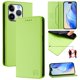 thumbnail image 1 of Funda Billetera con Soporte para iPhone 16 Pro Bloqueo RFID Plegable Verde claro, 1 of 6
