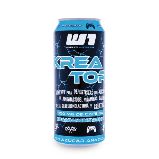 Bebida Energética Lata Kreator Blue Aggression 473 ml Winkler Nutrition