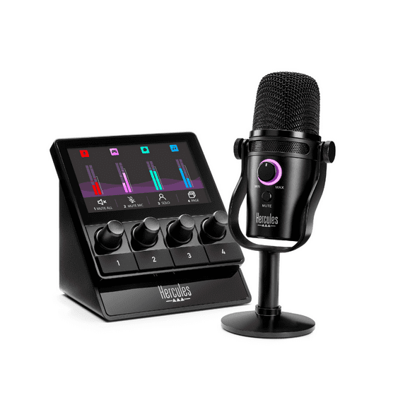 Hercules DJ Stream Starter Kit WW – Kit de Audio para Streaming