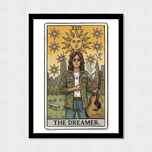 Cuadro Decorativo 35x45 John Lennon Tarot
