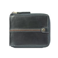 Gino Rodinis - Billetera Hombre Texas 164 Azul Turquesa/Marrón