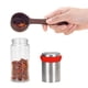 thumbnail image 2 of Molino de pimienta de chili, Molinos de especias manuales con manija para comino caliente, sal marina o pimienta, Cuerpo de vidrio recargable de cocinero profesional, Capacidad pequeña de 3, 2 of 3