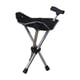 thumbnail image 2 of Bastón Ergonómico Ajustable Con Asiento Para Senderismo Y Acampada, Color Negro, 2 of 5