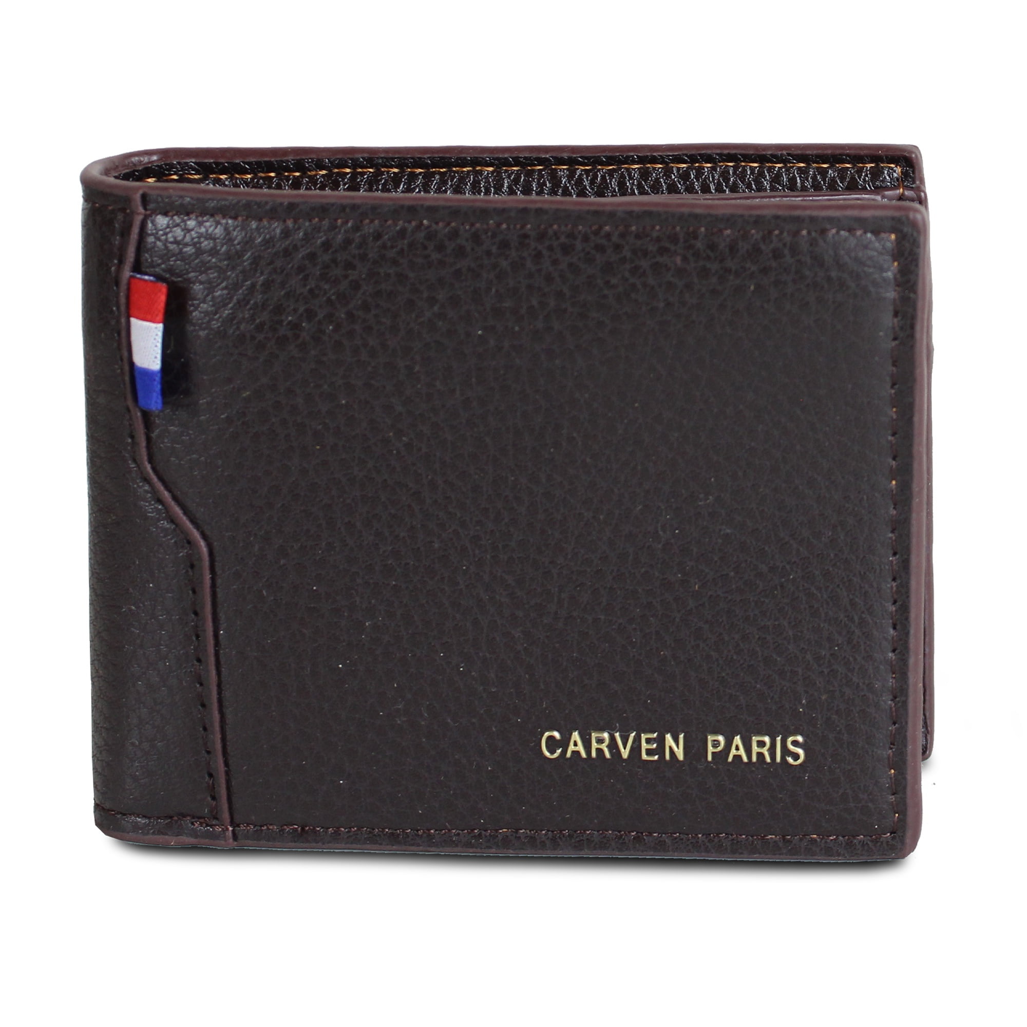 Carven Paris - Billetera De Hombre Matt Café