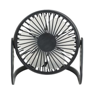 Bothyi - Ventilador Personal De Escritorio Ventiladores De Escritorio Rotatorio De 360 Grados Mini Ventilador De 2 Velocidades Para Viajes Dormitorio Coche Negro